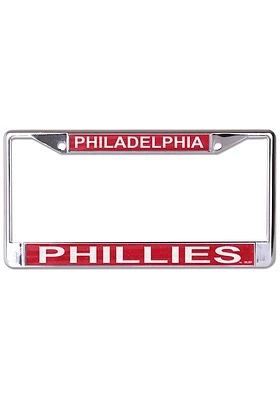 Philadelphia Phillies Metallic Glitter License Plate Frame - Red