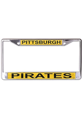 Pittsburgh Pirates Metallic Glitter License Plate Frame - Yellow