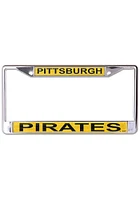 Pittsburgh Pirates Metallic Glitter License Plate Frame - Yellow