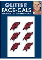 Arkansas Razorbacks 6pk Glitter Tattoo