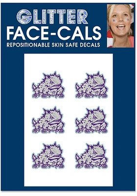 TCU Horned Frogs 6pk Glitter Tattoo