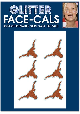 Texas Longhorns 6pk Glitter Tattoo