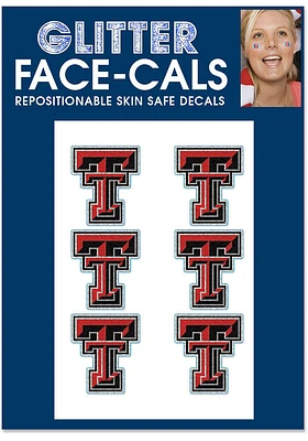 Texas Tech Red Raiders 6pk Glitter Tattoo