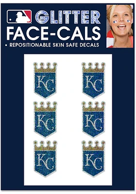 Kansas City Royals 6pk Glitter Tattoo