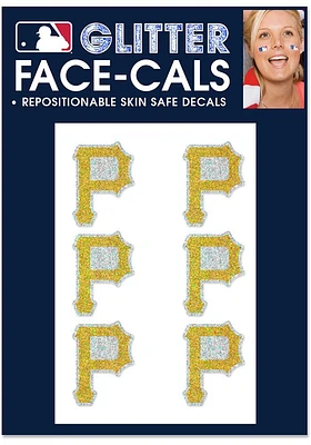Pittsburgh Pirates 6pk Glitter Tattoo