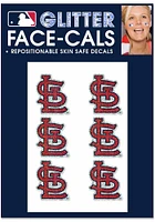 St Louis Cardinals 6pk Glitter Tattoo