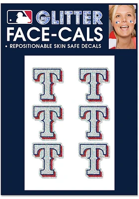 Texas Rangers 6pk Glitter Tattoo