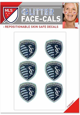 Sporting Kansas City 6pk Glitter Tattoo