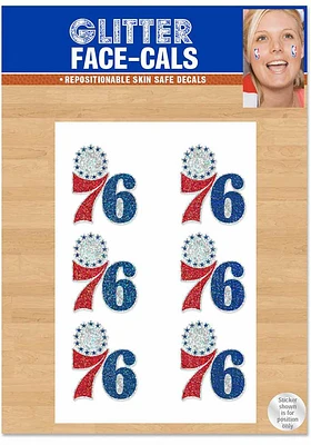 Philadelphia 76ers 6pk Glitter Tattoo