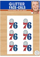 Philadelphia 76ers 6pk Glitter Tattoo