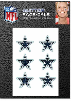 Dallas Cowboys 6pk Glitter Tattoo