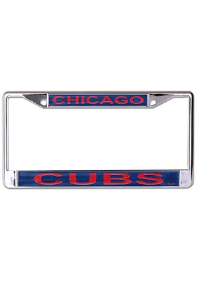 Chicago Cubs Metallic Glitter License Frame