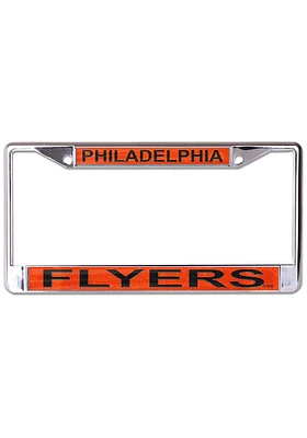 Philadelphia Flyers Metallic Glitter License Plate Frame - Orange