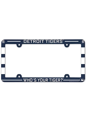 Detroit Tigers Full Color Plastic License Frame