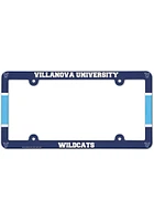 Villanova Wildcats Full Color Plastic License Plate Frame - Blue