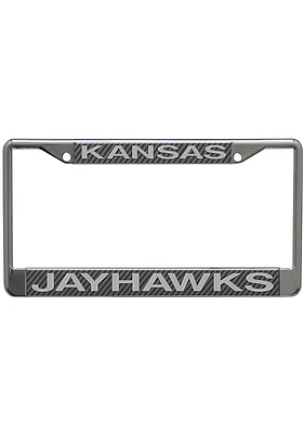 Kansas Jayhawks Carbon Fiber License Plate Frame