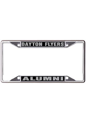 Dayton Flyers Alumni License Plate Frame - Silver