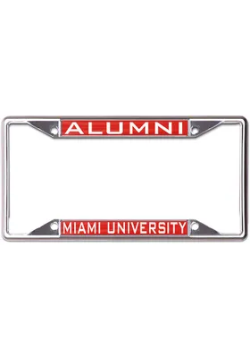 Miami RedHawks Team Color Alumni License Frame