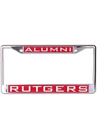 Rutgers Scarlet Knights Team Color Alumni License Plate Frame - Red