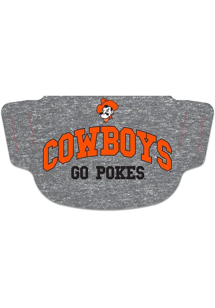 Oklahoma State Cowboys Heathered Grey Fan Mask