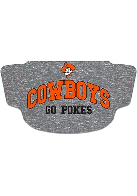 Oklahoma State Cowboys Heathered Grey Fan Mask