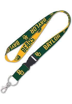 Baylor Bears Team Color Detachable Lanyard - Green