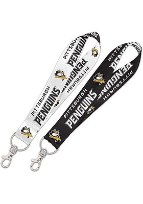 Pittsburgh Penguins Keystrap Lanyard - Black