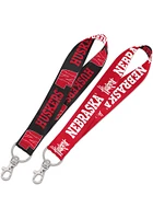 Nebraska Cornhuskers Keystrap Lanyard - Red