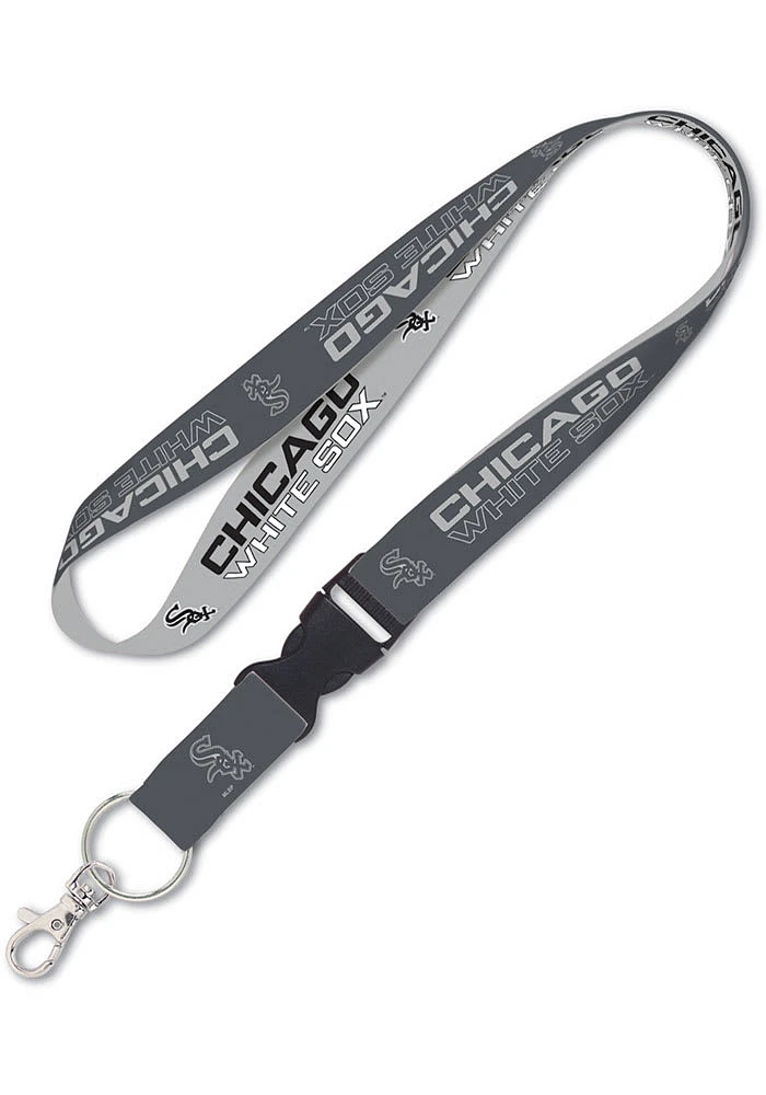 Chicago White Sox Charcoal Lanyard - Charcoal
