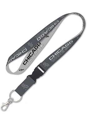 Chicago White Sox Charcoal Lanyard - Charcoal