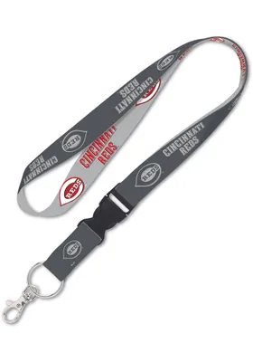 Cincinnati Reds Charcoal Lanyard