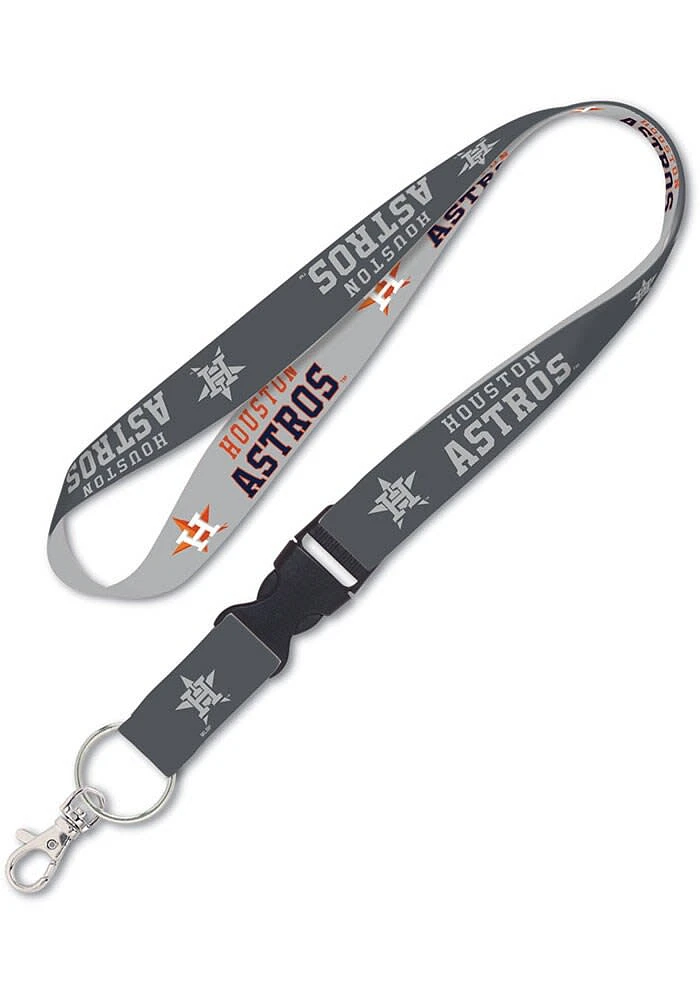 Houston Astros Charcoal Lanyard - Charcoal