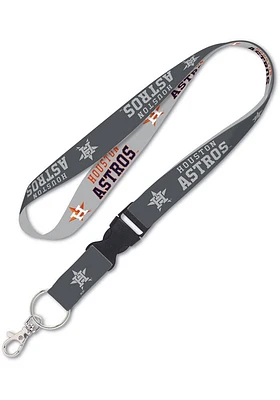 Houston Astros Charcoal Lanyard - Charcoal