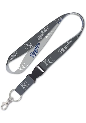 Kansas City Royals Charcoal Lanyard - Charcoal