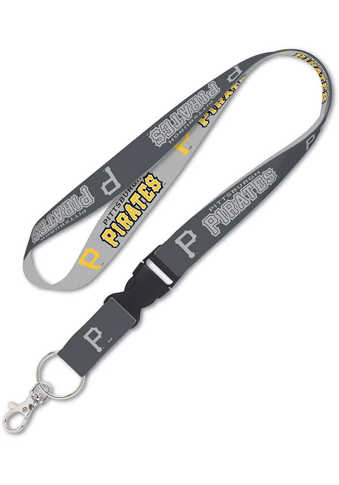 Pittsburgh Pirates Charcoal Lanyard - Charcoal