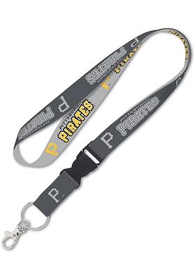 Pittsburgh Pirates Charcoal Lanyard - Charcoal