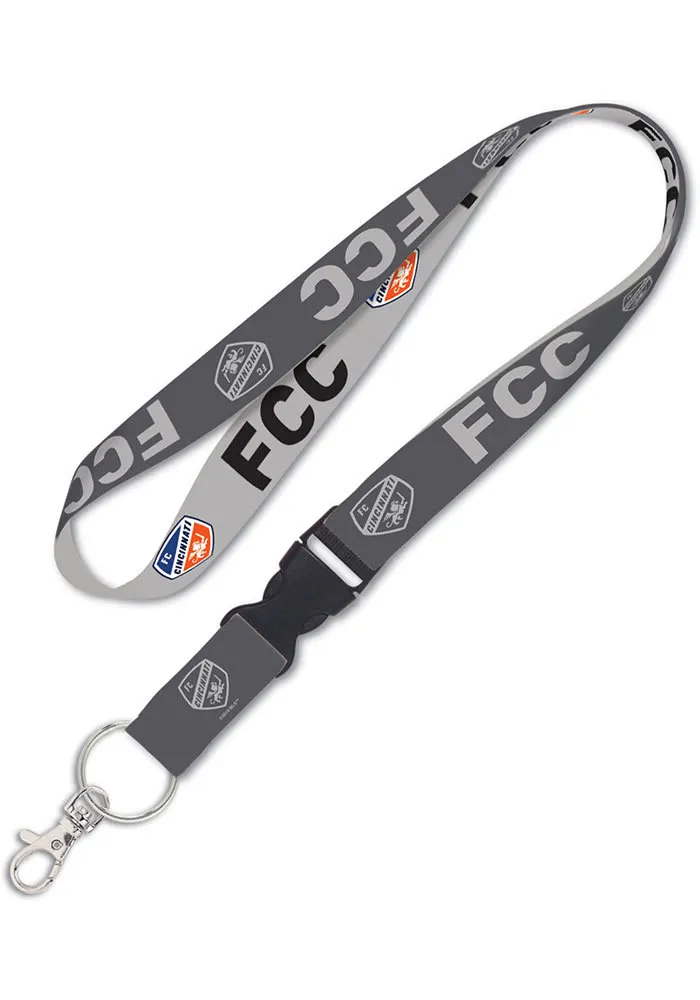 FC Cincinnati Charcoal Lanyard