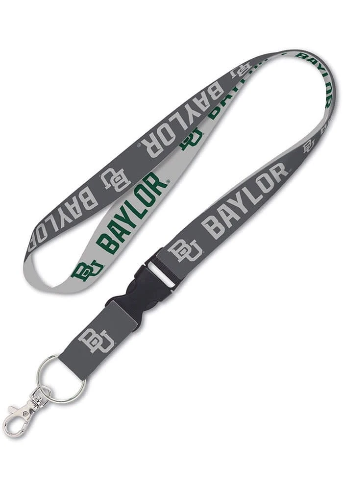 Baylor Bears Charcoal Lanyard