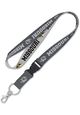 Missouri Tigers Charcoal Lanyard - Charcoal