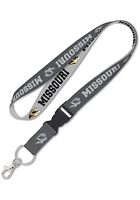 Missouri Tigers Charcoal Lanyard - Charcoal