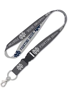 Notre Dame Fighting Irish Charcoal Lanyard - Charcoal