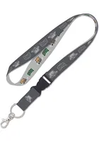 Ohio Bobcats Charcoal Lanyard