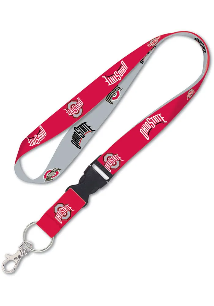 Ohio State Buckeyes Charcoal Lanyard - Charcoal