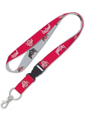Ohio State Buckeyes Charcoal Lanyard - Charcoal