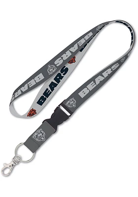 Chicago Bears Charcoal Lanyard