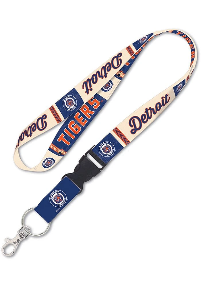 Detroit Tigers Vault Lanyard - Navy Blue