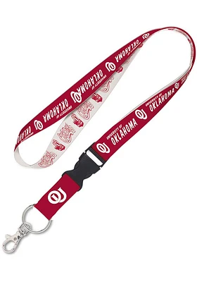 Oklahoma Sooners Vault Lanyard - Red