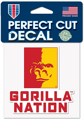 Pitt State Gorillas 4x4 Color Auto Decal