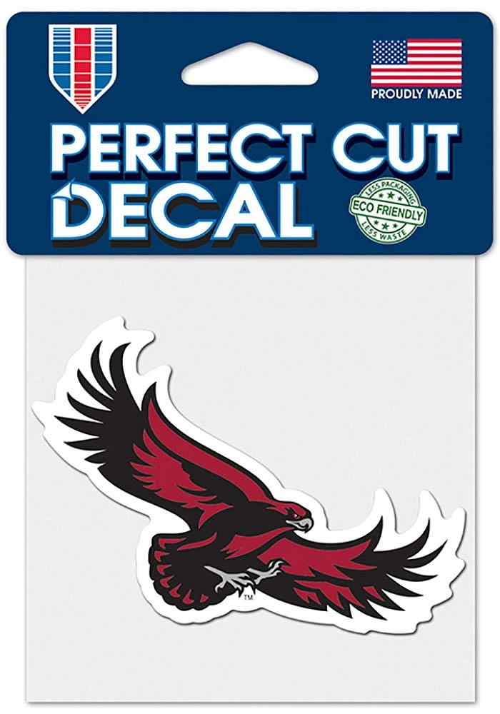 Saint Josephs Hawks 4x4 Color Auto Decal - Black