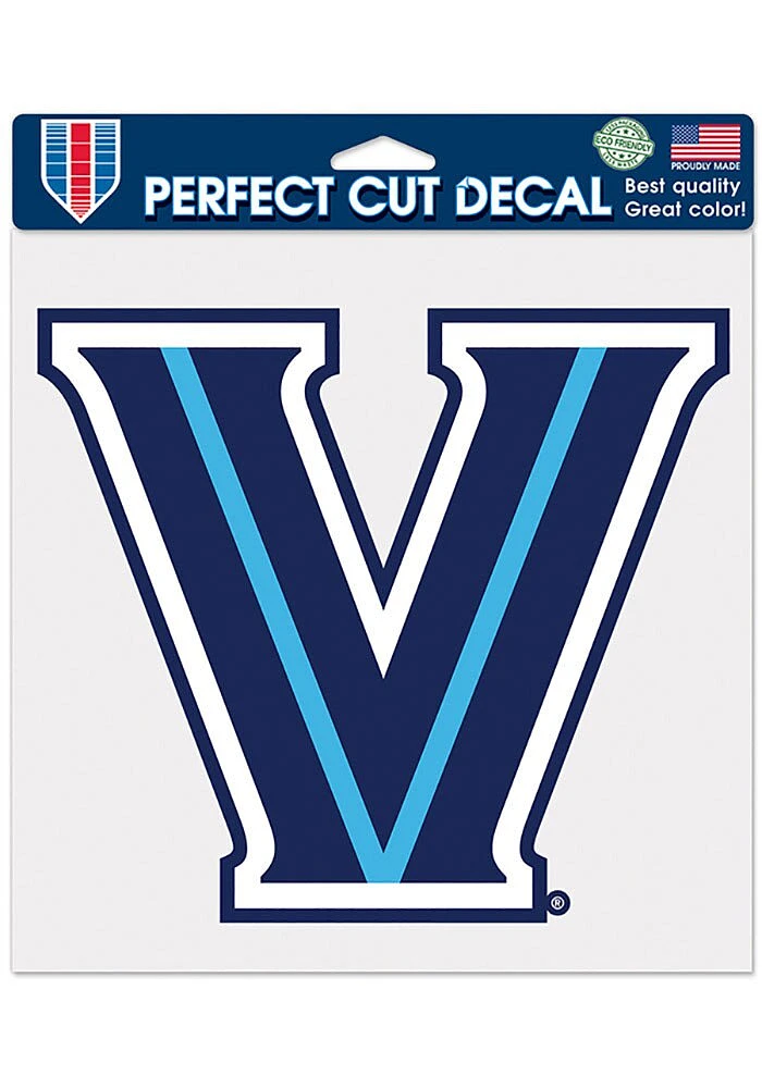 Villanova Wildcats 8x8 Color Auto Decal - Blue